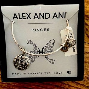 Alex and ani Pisces charm bracelet